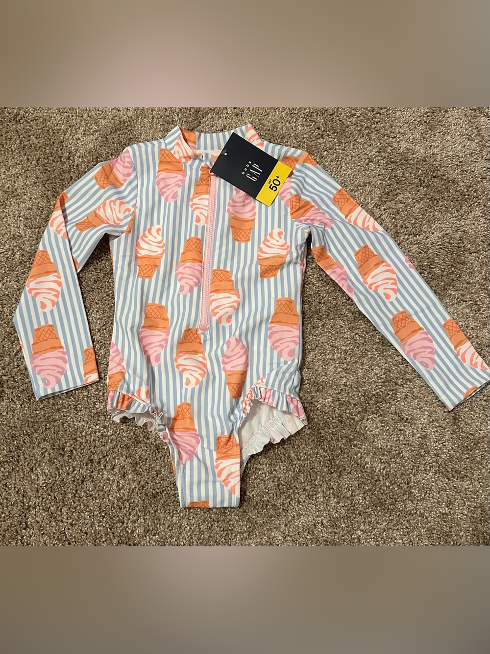 NWT GAP Long sleeve swimsuit